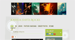 Desktop Screenshot of joshuahayesrocks.com